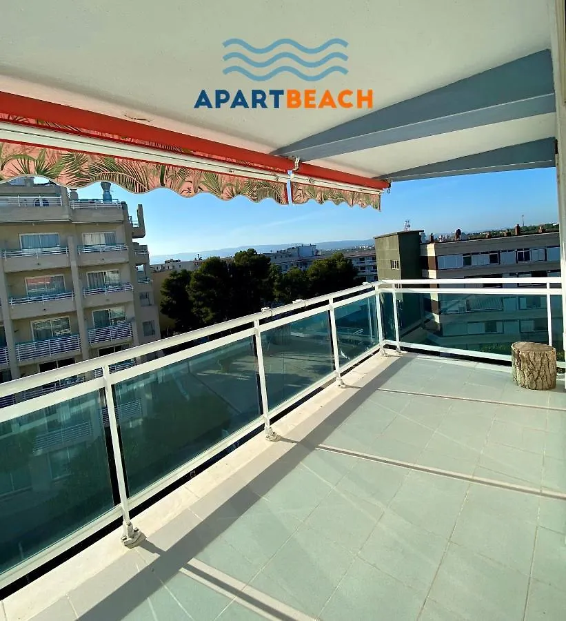 Apartamento ApartBeach LA CUMBRE Vista Playa Climatizado Salou