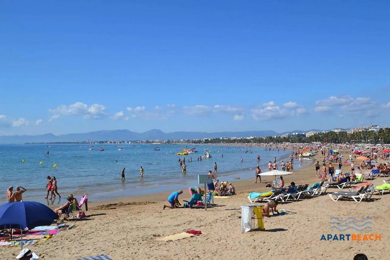 Lägenhet Apartbeach La Cumbre Vista Playa Y Climatizado Salou Spanien